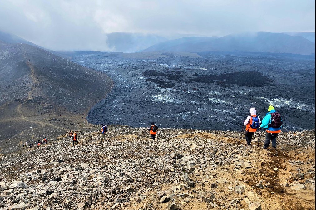 Hike to Volcanic Eruption Sites & Reykjanes Tour