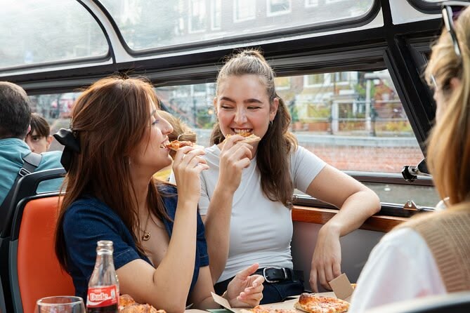 New York Pizza by LOVERS Canal Cruise in Amsterdam