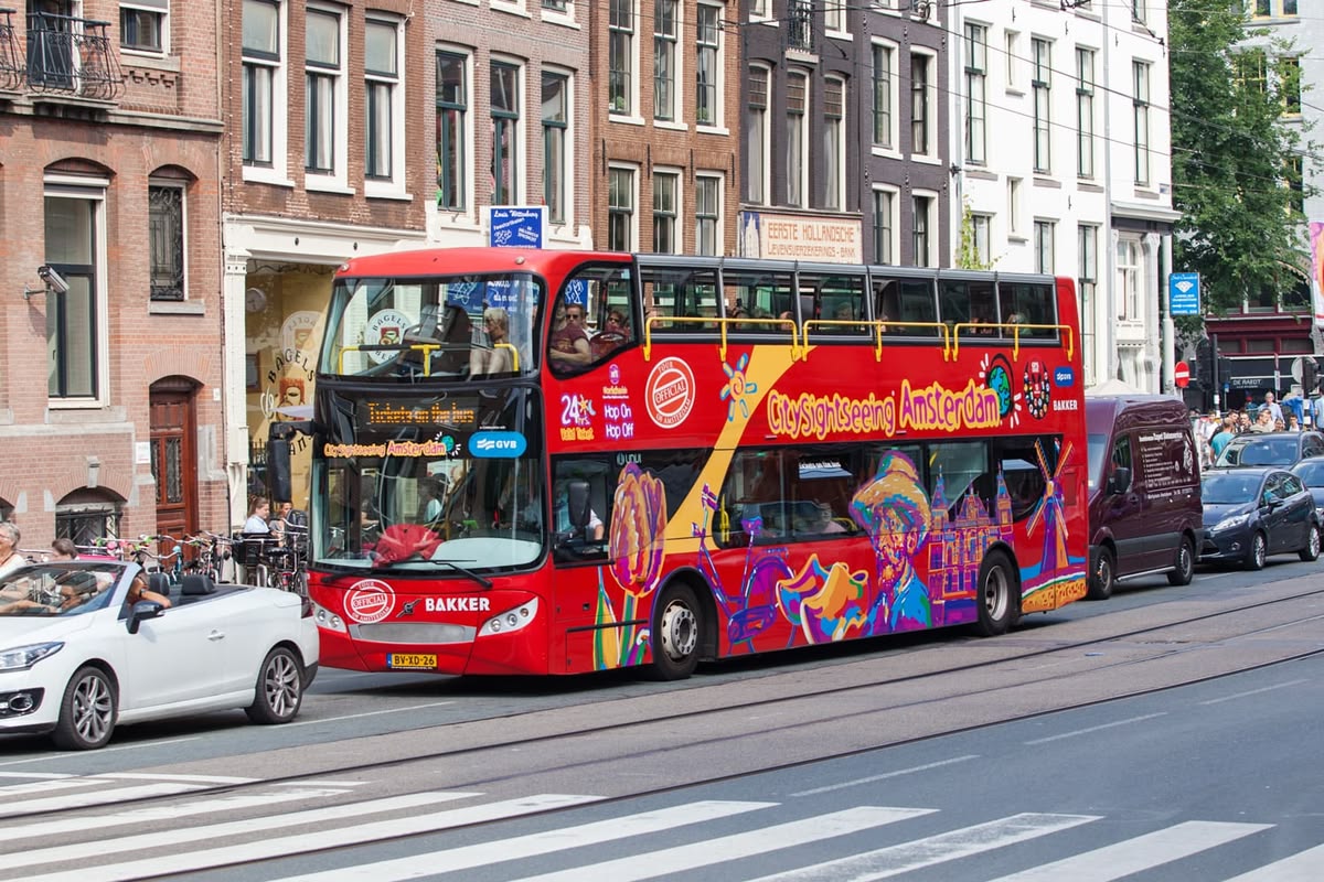 City Sightseeing Amsterdam Hop-on Hop-off bus