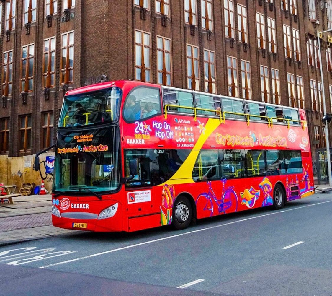 City Sightseeing Hop-on Hop-off bus + Amsterdam Canal Cruise