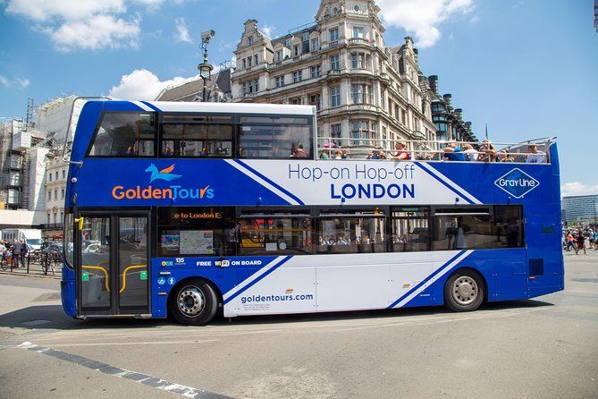 London Hop on Hop off Bus Tour - 24 hours ticket with London Eye & Madame Tussauds