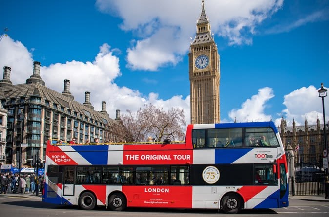 Hop-on Hop-off London Bus Tour with Westminster Abbey