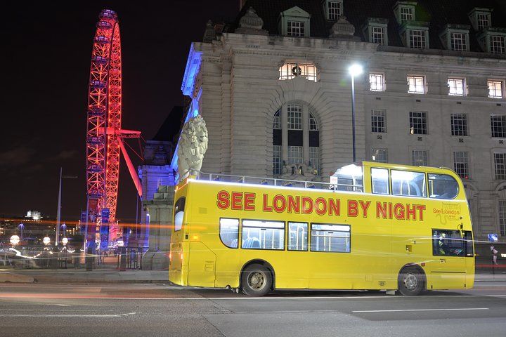 London by Night Open Top Sightseeing Bus Tour