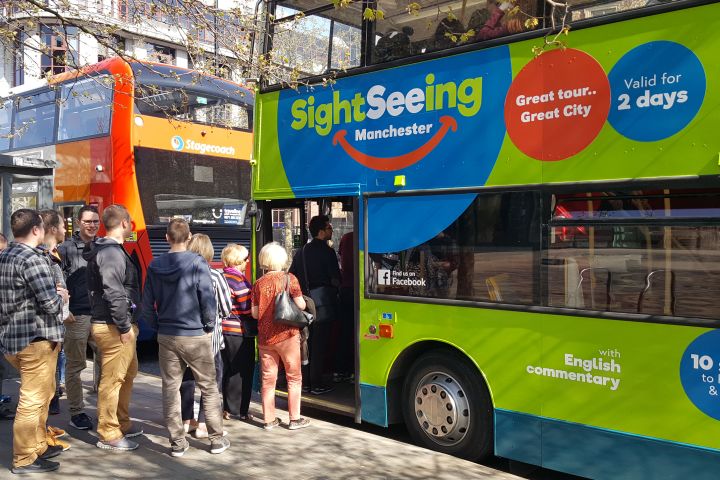 Sightseeing Manchester Bus Tour